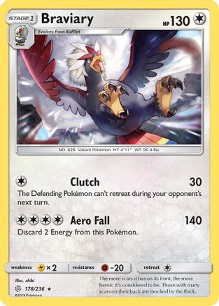 Braviary (178/236) [Sun & Moon: Cosmic Eclipse] | Silver Goblin