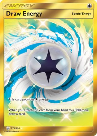 Draw Energy (Secret) (271) Holofoil - SM  Cosmic Eclipse
