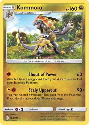 Kommo-o (163) Reverse Holofoil - Cosmic Eclipse