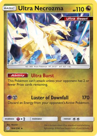 Ultra Necrozma (164) Holofoil - SM  Cosmic Eclipse