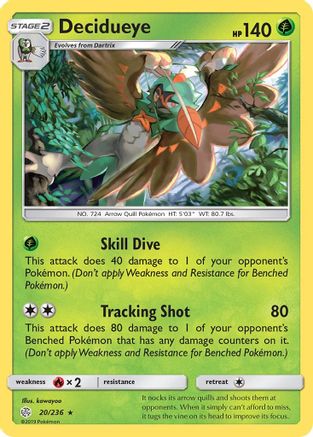 Decidueye (20) Reverse Holofoil - Cosmic Eclipse
