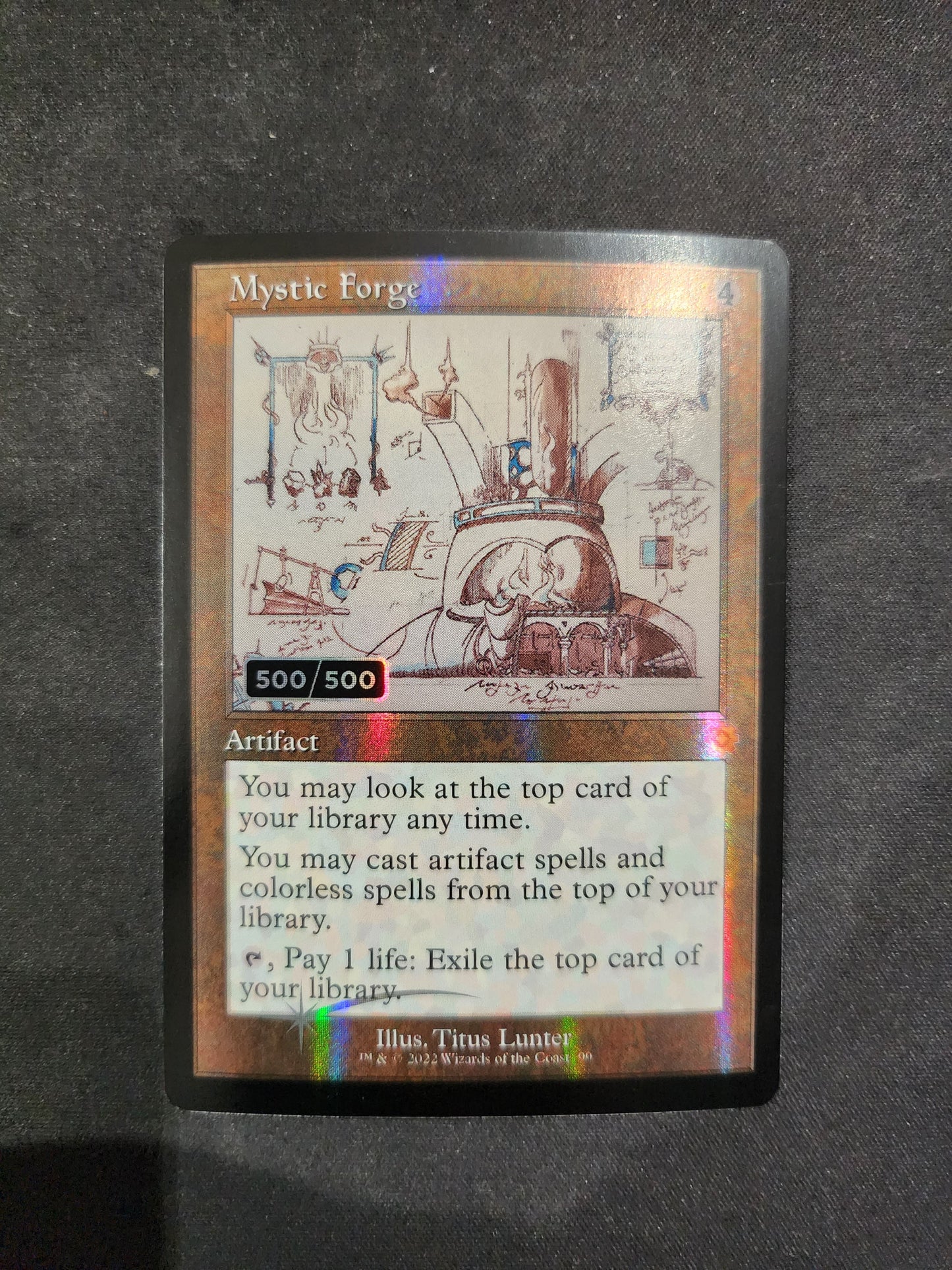 Mystic Forge Serialized #500/500 [The Brothers' War Retro Artifacts] Foil