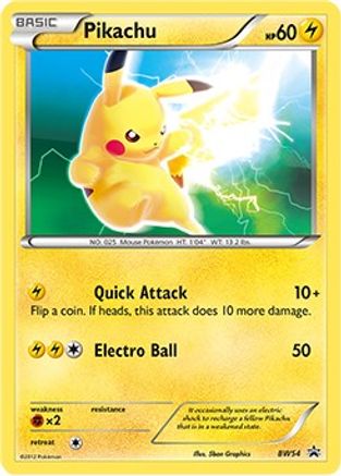 Pikachu - BW54 (BW54) - Black and White Promos