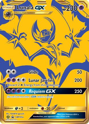 Lunala GX - SM103a (SM103a) Holofoil - SM Promos