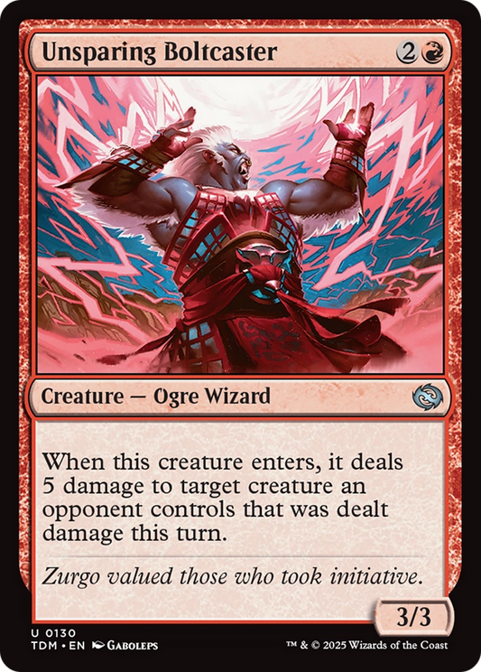 Unsparing Boltcaster (130) Foil - Tarkir: Dragonstorm