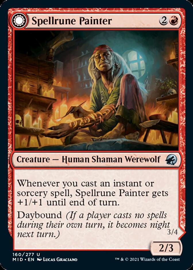Spellrune Painter // Spellrune Howler [Innistrad: Midnight Hunt] Foil