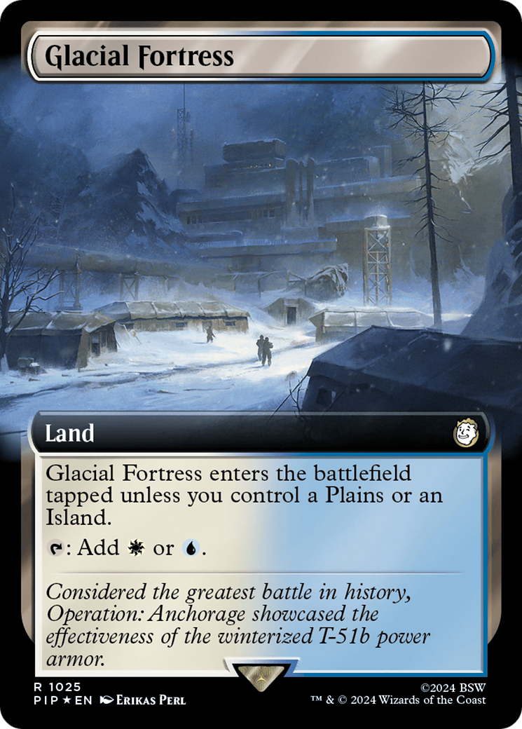 Glacial Fortress: (Extended Art) Foil (1025)
