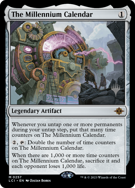 The Millennium Calendar (Promo Pack) [The Lost Caverns of Ixalan Promos] Foil