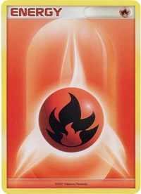 Fire Energy (2007 Unnumbered D P Style) [League & Championship Cards] | Silver Goblin