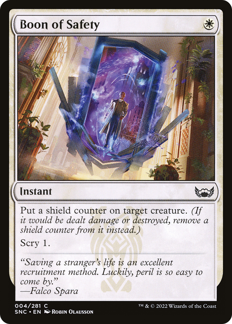 Boon of Safety [Streets of New Capenna] Foil