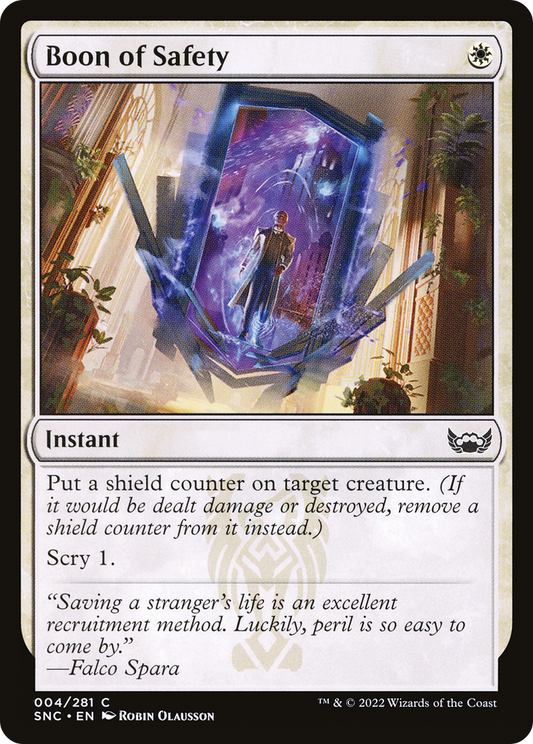 Boon of Safety [Streets of New Capenna] Foil