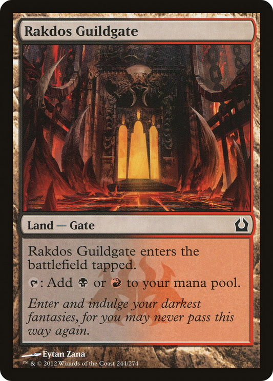 Rakdos Guildgate [Return to Ravnica] Foil