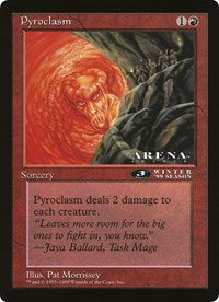 Pyroclasm (Oversized) [Oversize Cards] | Silver Goblin