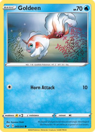 Goldeen (45) Reverse Holofoil - Sword & Shield