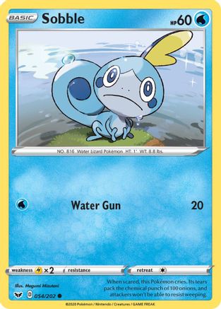 Sobble (54) Reverse Holofoil - Sword & Shield