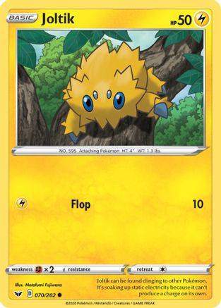 Joltik (070/202) [Sword & Shield: Base Set] Reverse Holofoil