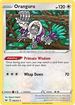 Oranguru (148) Holofoil - SWSH01 Sword & Shield Base Set