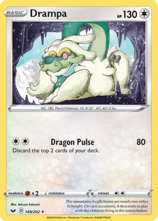 Drampa (149) - SWSH01 Sword & Shield Base Set