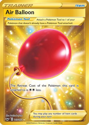 Air Balloon (Secret) (213) Holofoil - SWSH01 Sword & Shield Base Set