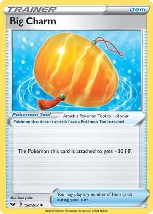 Big Charm (158) Reverse Holofoil - Sword & Shield