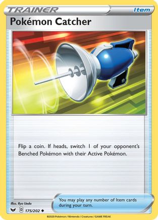Pokemon Catcher (175) - SWSH01 Sword & Shield Base Set
