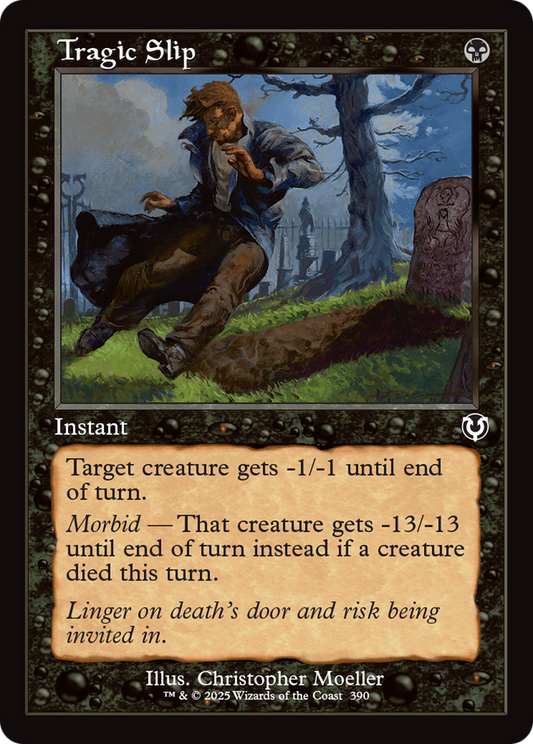 Tragic Slip (Retro Frame) Foil (390) - Innistrad Remastered