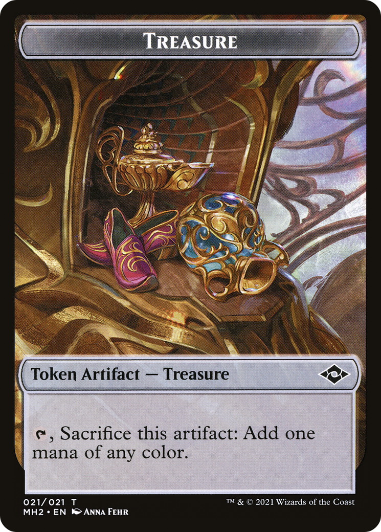 Treasure // Daretti Emblem Double-Sided Token [Secret Lair Drop Series] | Silver Goblin