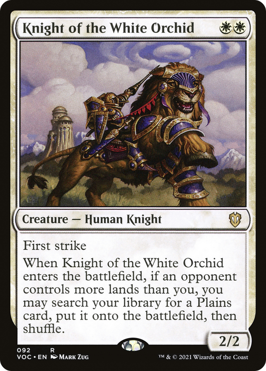 Knight of the White Orchid [Innistrad: Crimson Vow Commander]