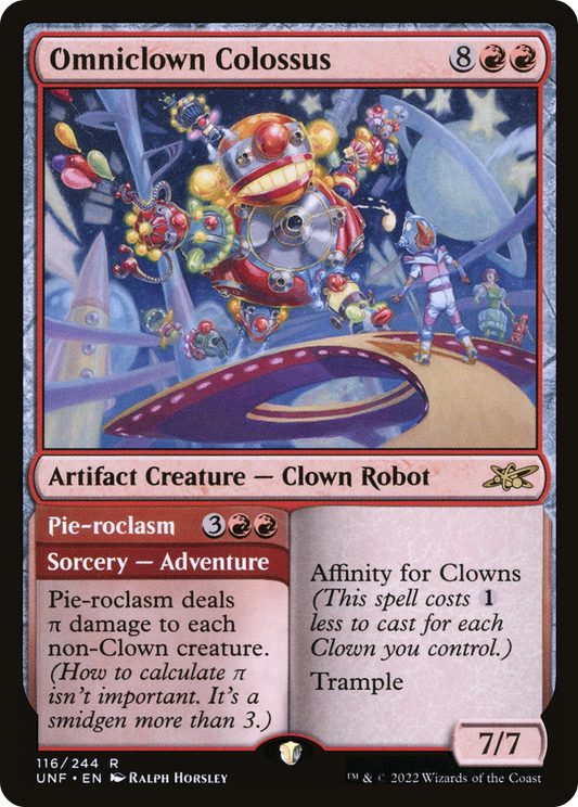 Omniclown Colossus // Pie-roclasm [Unfinity] Foil