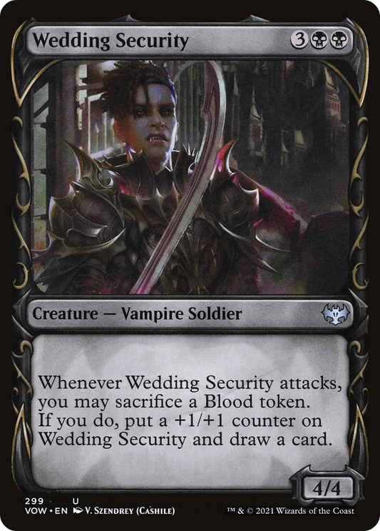 Wedding Security (Showcase Fang Frame) [Innistrad: Crimson Vow]