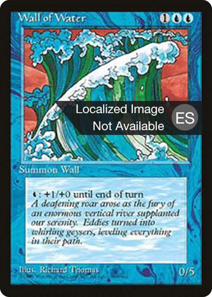 Wall of Water [Fourth Edition (Foreign Black Border)] | Silver Goblin