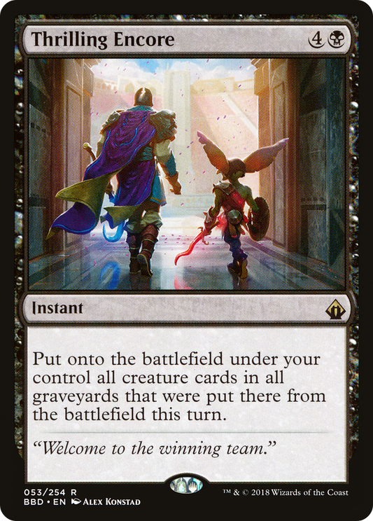 Thrilling Encore [Battlebond] Foil