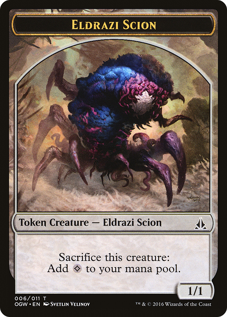 Eldrazi Scion Token (006/011) [Oath of the Gatewatch Tokens] | Silver Goblin