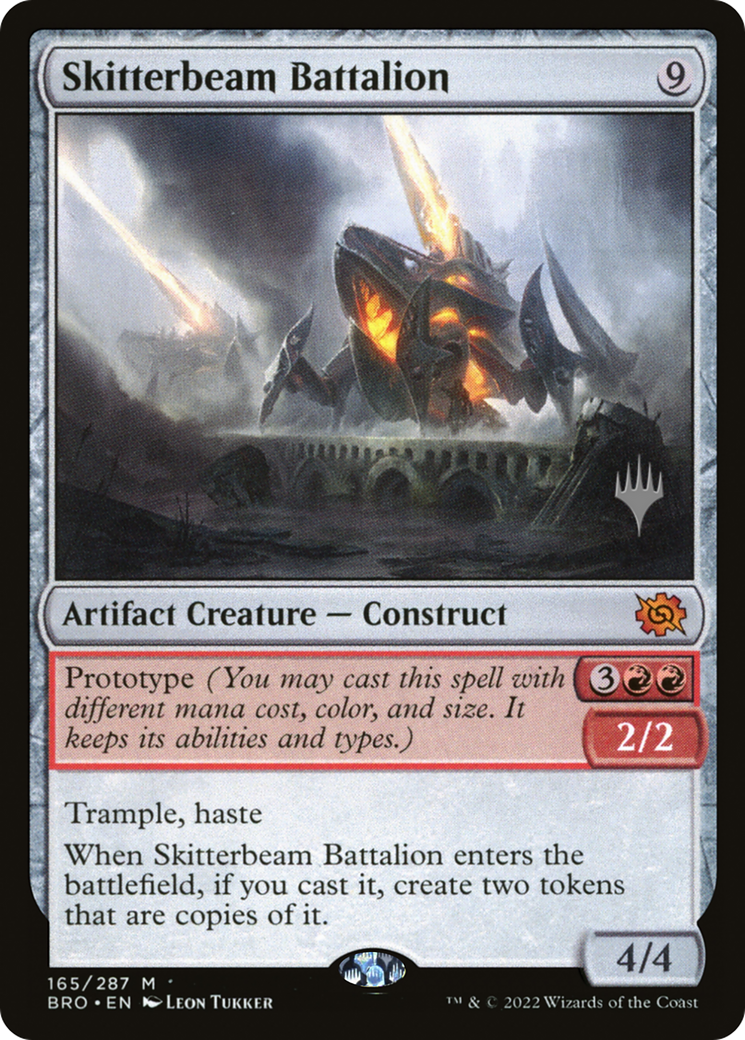 Skitterbeam Battalion (Promo Pack) [The Brothers' War Promos] Foil