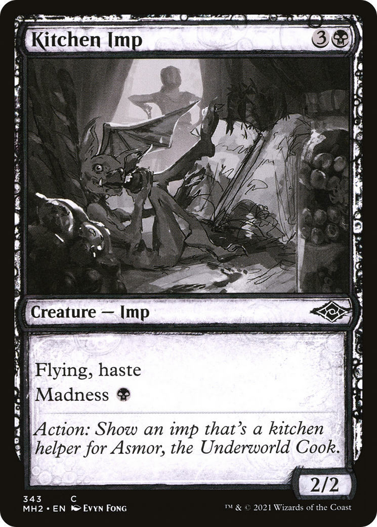 Kitchen Imp (Sketch) [Modern Horizons 2] | Silver Goblin