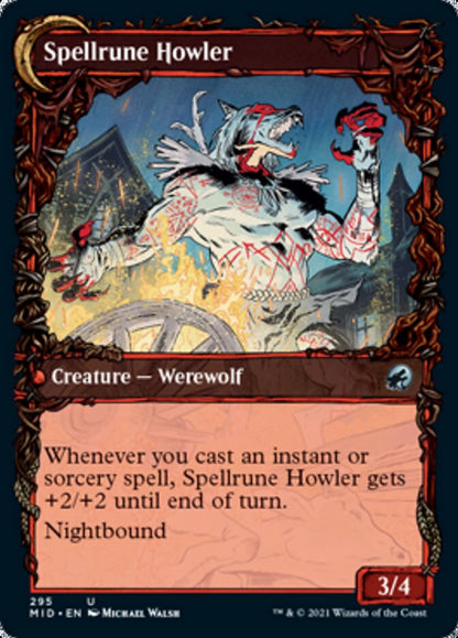 Spellrune Painter // Spellrune Howler (Showcase Equinox) [Innistrad: Midnight Hunt] Foil