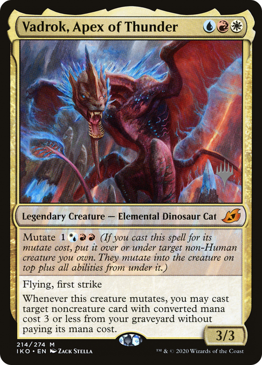 Vadrok, Apex of Thunder (Promo Pack) [Ikoria: Lair of Behemoths Promos] Foil