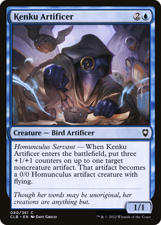 Kenku Artificer [Commander Legends: Battle for Baldur's Gate] Foil