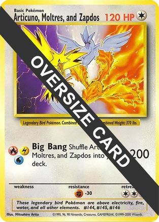 Articuno, Moltres, and Zapdos (Jumbo Card) [Miscellaneous Cards] | Silver Goblin