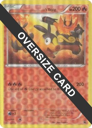 _____'s Tepig (Jumbo Card) [Miscellaneous Cards] Holofoil