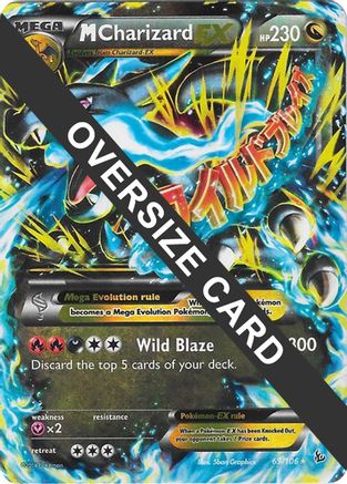 M Charizard EX (69/106) (Jumbo Card) [XY: Flashfire] | Silver Goblin