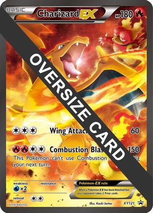 Charizard EX (XY121) (Jumbo Card) [XY: Black Star Promos] | Silver Goblin