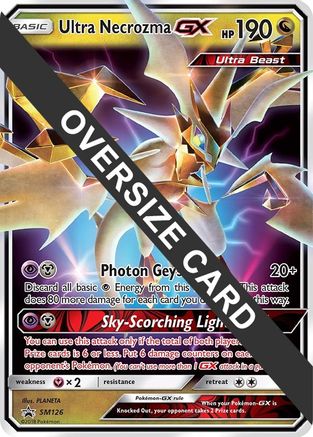 Ultra Necrozma GX (SM126) (Jumbo Card) [Sun & Moon: Black Star Promos] | Silver Goblin