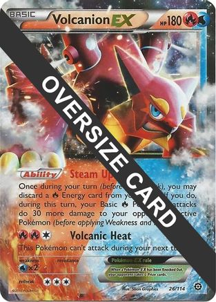 Volcanion EX (26/114) (Jumbo Card) [XY: Steam Siege] | Silver Goblin