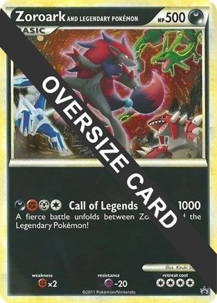 Zoroark and Legendary Pokemon (Jumbo Card) [Miscellaneous Cards] | Silver Goblin