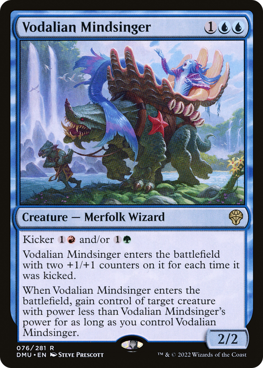 Vodalian Mindsinger [Dominaria United] Foil
