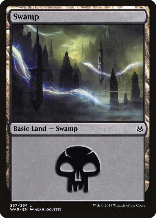 Swamp (257) [War of the Spark] Foil