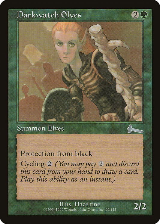 Darkwatch Elves [Urza's Legacy] Foil