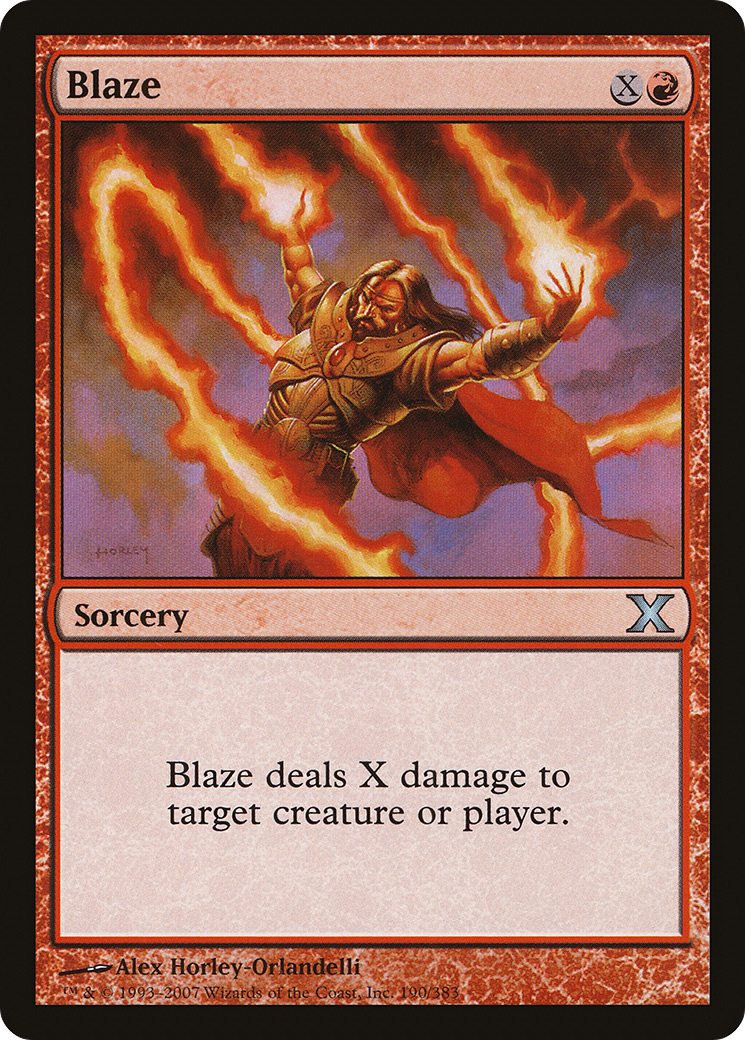 Blaze (190) - Tenth Edition