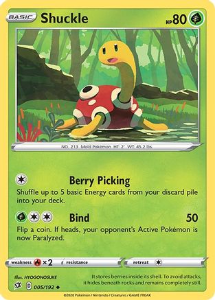 Shuckle (5) Reverse Holofoil - Rebel Clash